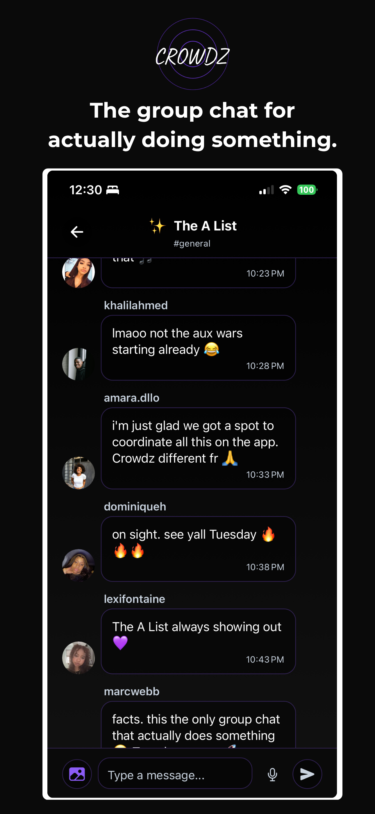 Crowdz app screenshot